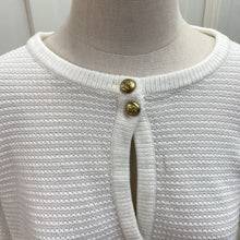 Load image into Gallery viewer, IMNYC gold button cardi 2X