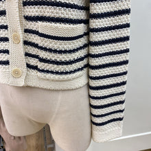 Load image into Gallery viewer, Part Two Striped cardigan M