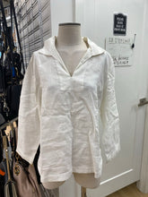 Load image into Gallery viewer, Talbots linen tunic top L