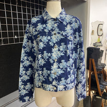 Load image into Gallery viewer, Gap floral denim jacket NWT XL
