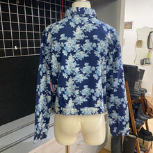 Load image into Gallery viewer, Gap floral denim jacket NWT XL