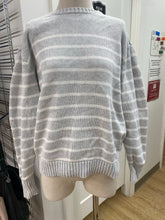 Load image into Gallery viewer, Brandy Melville striped cotton sweater O/S