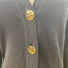 Load image into Gallery viewer, Tory Burch light knit merino wool cardi M