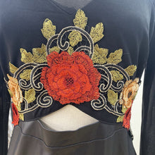Load image into Gallery viewer, Privy mesh/embroidered/dress L