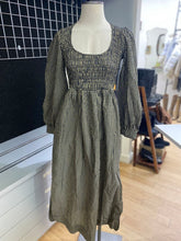 Load image into Gallery viewer, Ganni Gingham cotton blend dress 36