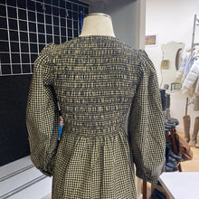 Load image into Gallery viewer, Ganni Gingham cotton blend dress 36