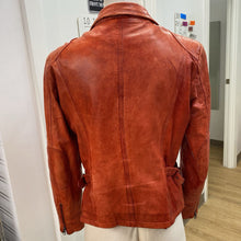 Load image into Gallery viewer, DC Collection vintage leather moto jacket S