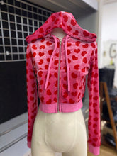 Load image into Gallery viewer, Sugar Thrillz velour zip cardi S
