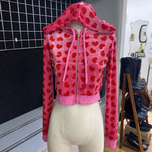 Load image into Gallery viewer, Sugar Thrillz velour zip cardi S