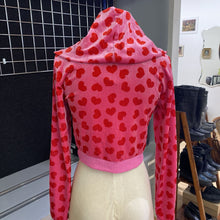 Load image into Gallery viewer, Sugar Thrillz velour zip cardi S