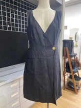 Load image into Gallery viewer, Lida Baday lined linen dress 12