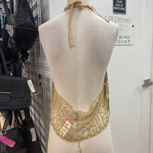Load image into Gallery viewer, Anthropologie beaded halter top M/L