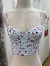 Load image into Gallery viewer, Sun.deh floral bustier style top XS