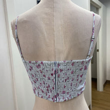 Load image into Gallery viewer, Sun.deh floral bustier style top XS