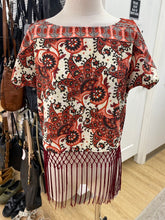 Load image into Gallery viewer, Michael Kors fringe hem top S