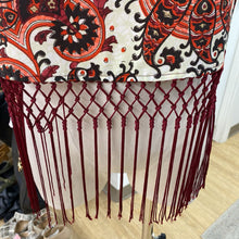 Load image into Gallery viewer, Michael Kors fringe hem top S