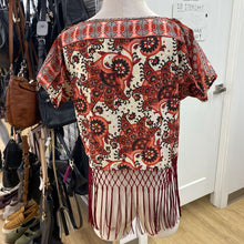 Load image into Gallery viewer, Michael Kors fringe hem top S
