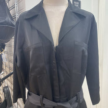 Load image into Gallery viewer, Judith & Charles satin belted jumpsuit 8