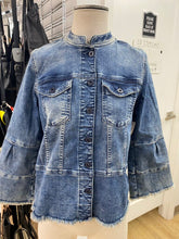 Load image into Gallery viewer, Sandwich stretch denim jacket 38