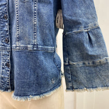 Load image into Gallery viewer, Sandwich stretch denim jacket 38