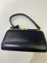 Load image into Gallery viewer, Black gold handbag clutch