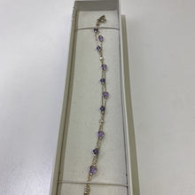 Load image into Gallery viewer, Magnolia Sterling Silver Amethyst Bracelet