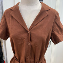 Load image into Gallery viewer, Twik/Simons linen/cotton shirt dress NWT XS