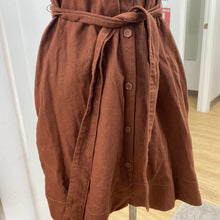 Load image into Gallery viewer, Twik/Simons linen/cotton shirt dress NWT XS