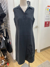 Load image into Gallery viewer, Lynn Cantin lined linen/blend dress 10