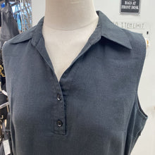 Load image into Gallery viewer, Lynn Cantin lined linen/blend dress 10