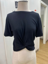 Load image into Gallery viewer, Heartloom twisted hem knit top NWT M