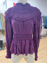 Load image into Gallery viewer, Farm Rio sheer sleeves top S