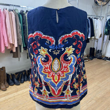 Load image into Gallery viewer, Talbots silk paisley top 14