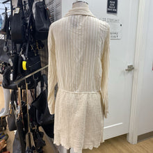 Load image into Gallery viewer, Zara crinkle cotton/crochet dress L