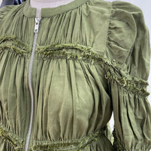 Load image into Gallery viewer, Anthropologie zip up top S