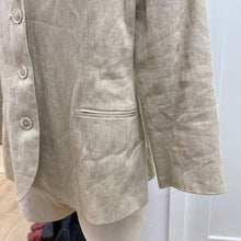 Load image into Gallery viewer, Vince linen blend blazer 10