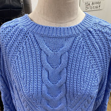 Load image into Gallery viewer, Banana Republic cotton cable knit sweater M