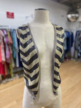 Load image into Gallery viewer, Monsoon linen/cotton sequins vest S
