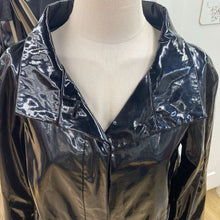 Load image into Gallery viewer, Zara patent rain jacket M