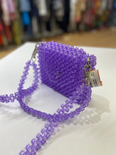 Load image into Gallery viewer, Woven Acrylic sparkling handbag