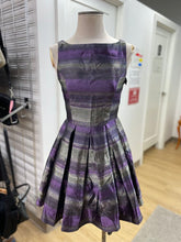 Load image into Gallery viewer, BB Dakota fit & flare metallic dress NWT 0