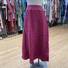 Load image into Gallery viewer, Cut Loose pull on linen skirt XL