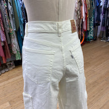 Load image into Gallery viewer, Levis High Waisted Wide Leg Crop cargo jeans 26