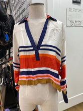 Load image into Gallery viewer, Maeve satiny striped top M
