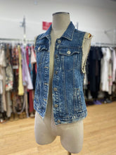 Load image into Gallery viewer, Garage Trucker denim vest XS