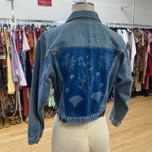 Load image into Gallery viewer, Vintage upcycled denim jacket M