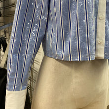 Load image into Gallery viewer, Veronica Beard sequin striped shirt 0
