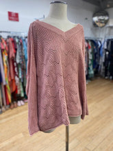Load image into Gallery viewer, in every story open knit sweater 2X