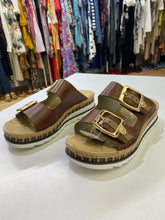 Load image into Gallery viewer, Coach wedge flip flops 36.5