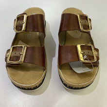 Load image into Gallery viewer, Coach wedge flip flops 36.5